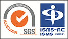 ISMS国際規格「JIS Q 27001：2014（ISO/IEC 27001：2013）」認証マーク